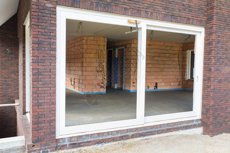 新的承包商内有混凝土地板的新建筑楼面荷兰图片