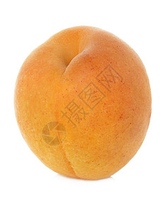 橙一顿饭白底孤立的李梅杏树水果酱图片