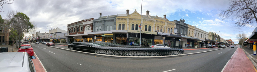 社论建造2018年月日对帕丁顿市街道的全景这是悉尼的主要目地之一旅行图片