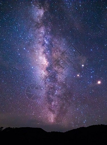 银河的宽外长距离接触照片天文学夜晚宽的图片