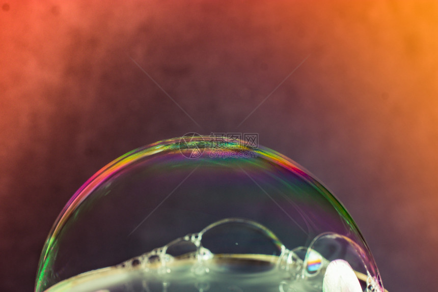 混合物领域液体水基气泡形成态的图片