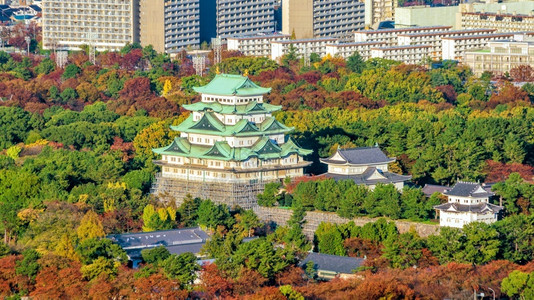 日本名古屋城市建筑图片