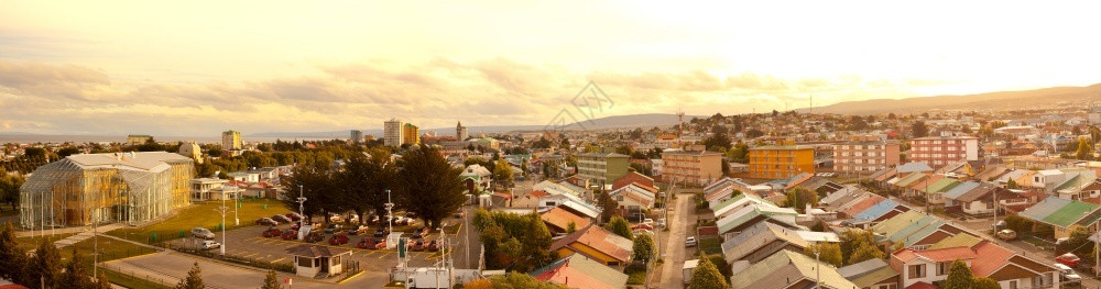 美国照片智利帕塔哥尼亚马卡拉内斯地区PuntaArenas全景首都图片