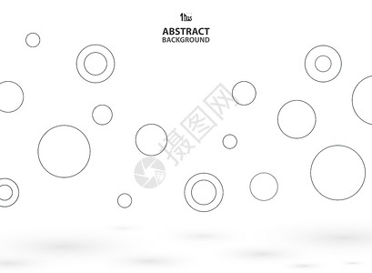 间距天商业简单圆圈的抽象摘要以阴影反弹背景你可以用于封面设计广告海报杂志Eps10墙纸设计图片