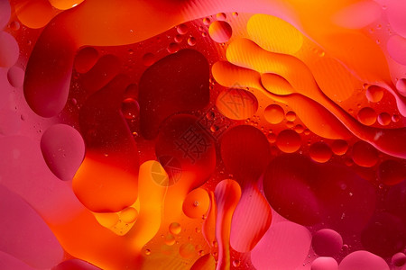 水油混合产生的抽象背景水油混合产生的抽象背景化学行星黄色的图片