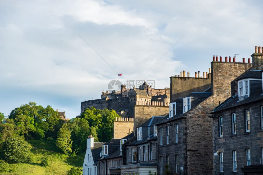 城市的首都天空联合王国苏格兰与爱丁堡城相距遥远的爱丁堡市风景联合王国图片