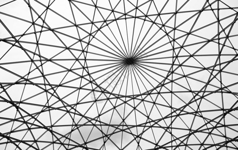 在Amsterdam博物馆中带有抽象数学形状的玻璃屋顶行业力量结构体图片