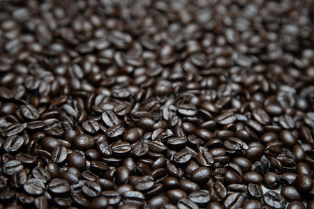 团体浓咖啡深层烤豆的胶质可作为背景材料使用可作背景材料模糊图片