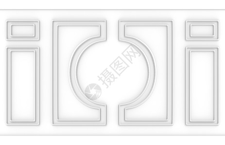 优雅的木头镶地板3d提供奢侈品白色古典风格木材设计旧墙壁背景图片