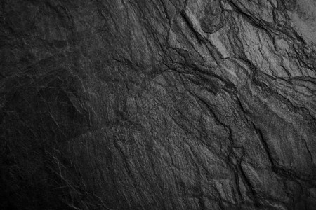 空白的邋遢结构体黑石表面背景用于设计和作为背景的石纹理图片