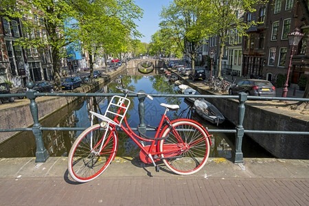 荷兰Reculiersgracht的阿姆斯特丹市风景传统户外欧洲图片