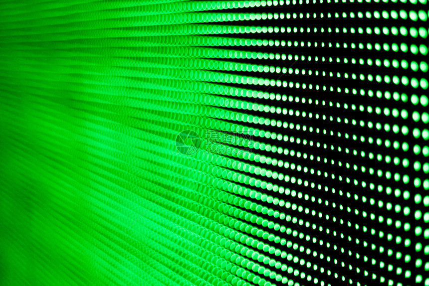 视觉的频墙洞背景绿色屏幕技术LED现代和美观图片