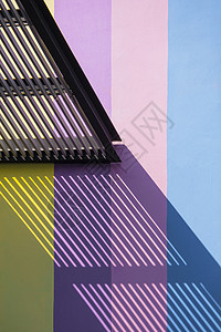 阴影几何框粉彩正面黑色的为抽象建筑背景和外部构概念的垂直框架在壁面墙表竖立为抽象建筑背景和外部构概念的纵向框中透明遮光和揭开的阴影背景