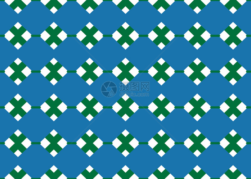 几何学半色调床单无缝几何图案设计插背景纹理以红色绿和白颜图片
