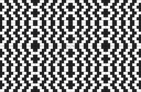 青岛奥帆广场3d使六边形结构设计墙壁背景中的现代奢华白色和黑奥瓦无缝有创造力的墙纸几何设计图片