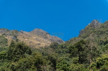 土井泰国清迈DoiLuangChongDao山自然公园景观难的旅行图片