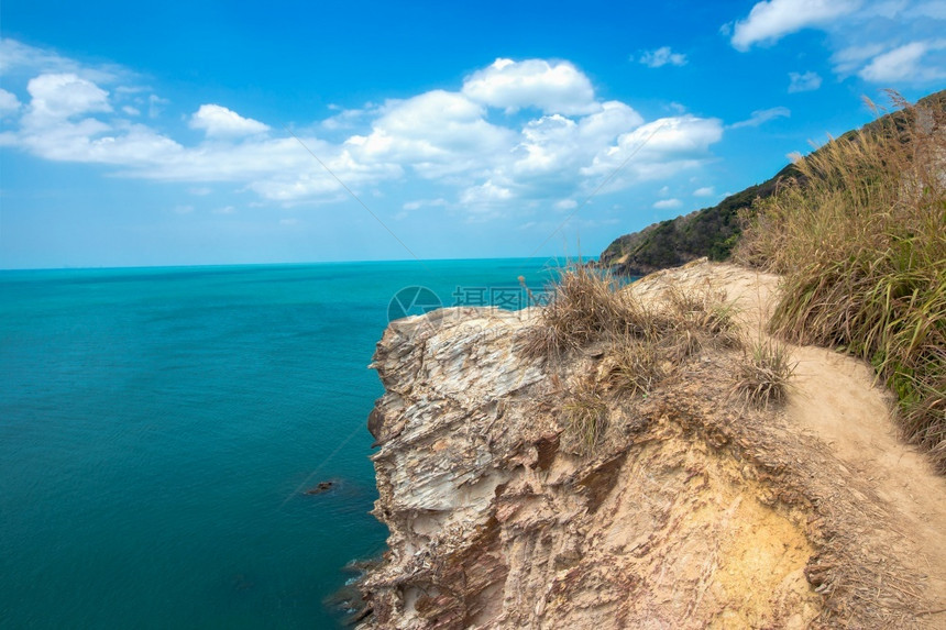 泰国称为KoLanta的山地和海景岸旅游洋图片