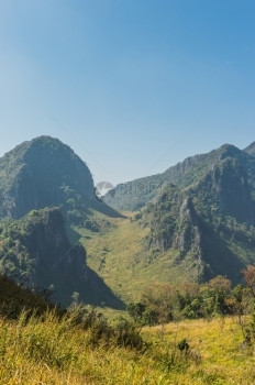 商业DoiLuangChiangDao山风景清迈泰国工业的岩石图片