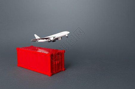 红船集装箱货机快递和飞运输服务世界贸易和物流商业产品进出口空运航公司表示供应设计图片