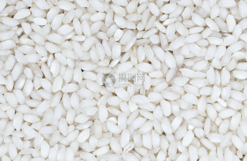 美食近距离拍下白回合的米底饭为意大利面食用米近距离拍下底水稻亚洲人一顿饭图片