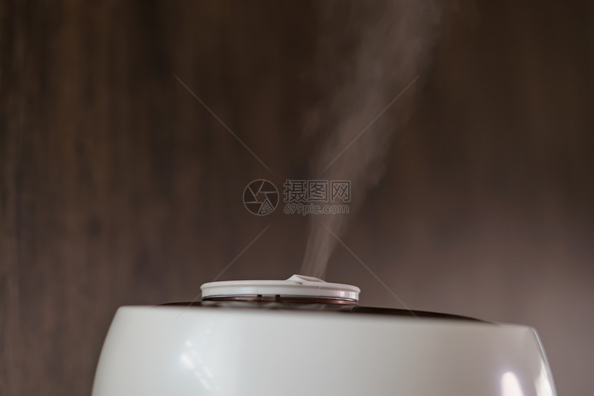 冥想空气室内湿化器或弥散水分产生的芳香油蒸气基本的图片