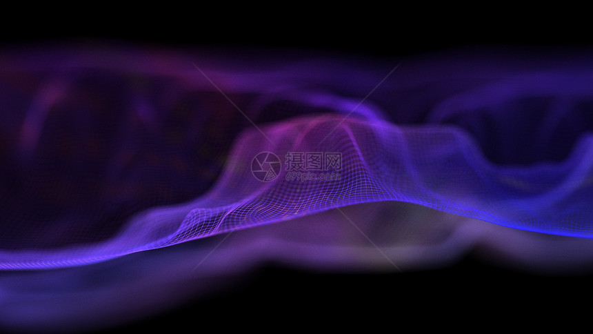 人类的技术背景紫网络技术背景大数据霓虹背景透视网络技术波声音3d渲染技术背景紫色网络技术波声音的图片