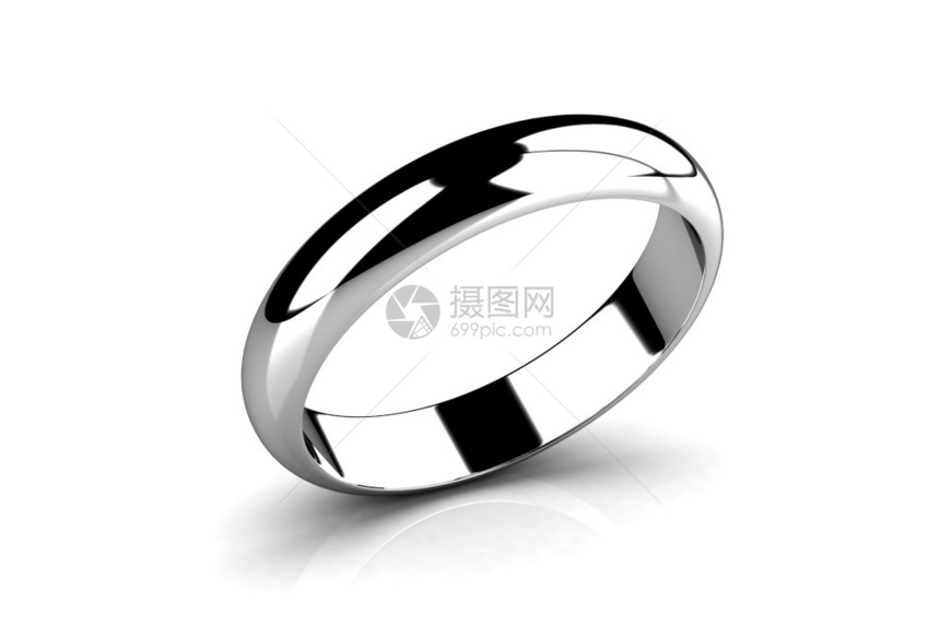 光泽美结婚戒指3D链礼图片