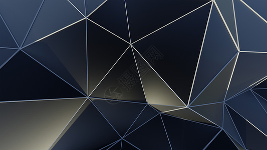 塔尔坦行业抽象的工3d石晶背景三角纹理壁纸宽广全景的抽象水晶背设计图片