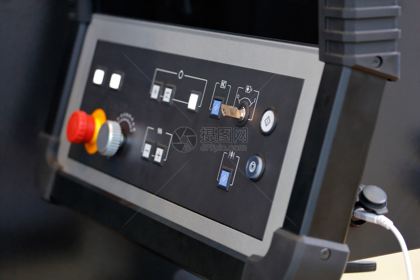 安慰按钮行业现代工设备操作板的运行面有选择式重点图片