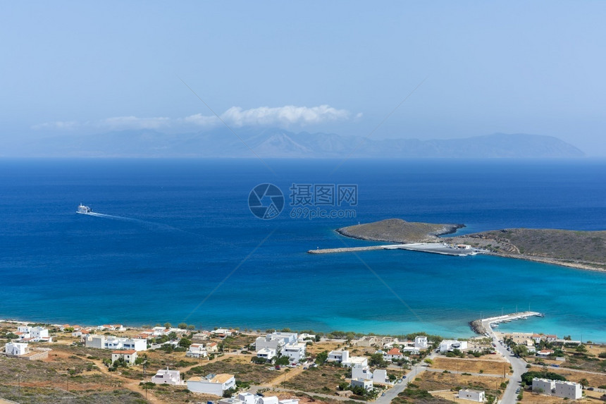 渡船蓝色的海希腊基西拉岛的迪亚科夫蒂港希腊基西拉岛的迪亚科夫蒂港图片
