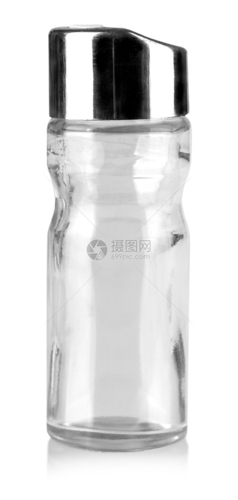 厨具血管滗水器用于储存白粉胡椒的玻璃瓶图片