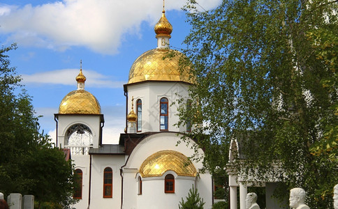 使徒2014年6月日俄罗斯联邦埃塞木基圣彼得和保罗传教士堂基督蓝色的图片