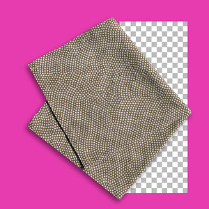 在透明背景上单独拍摄的折叠棕色餐巾纸的毛木制图片