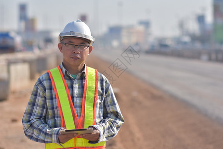 保护的工业持有平板检查块地产建筑工程项目的经理建设者图片