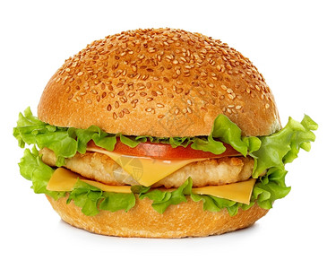 西餐美食汉堡背景图片