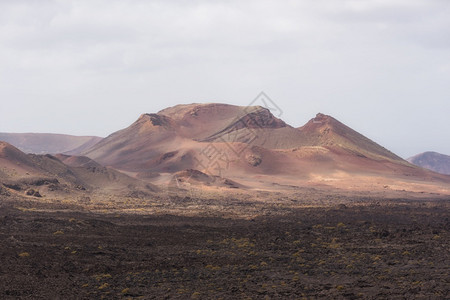 自然西班牙加那利群岛兰萨罗特蒂曼法亚火山公园地质学旅行图片