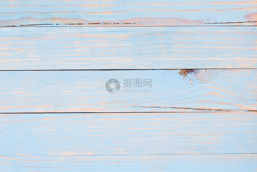 排抽象的栅栏蓝木背景图片
