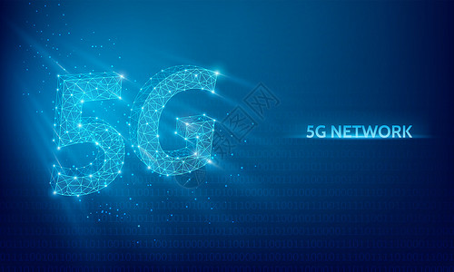 数字的5G网络技术蓝色背景数字据无线互联网技术wifi连接移动网络和互联矢量图络技术背景无线互联网技术插图无线的背景图片