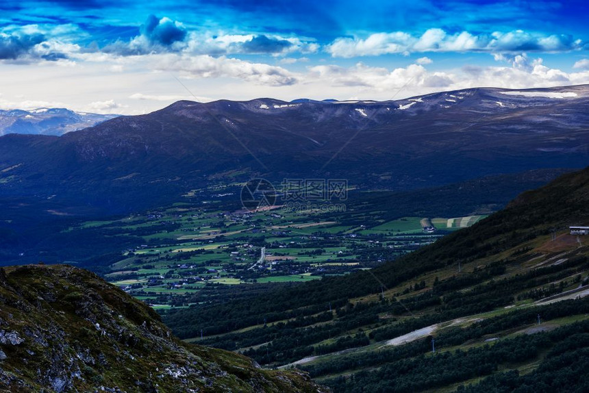 场景奥普达尔山谷风景背奥普达尔山谷风景背高清峡湾挪威图片