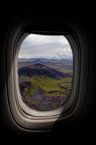 飞机窗外的高原地区无人机梦见强大的背景图片
