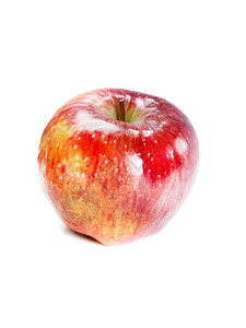 市场白背景的新鲜苹果水营养品尝图片