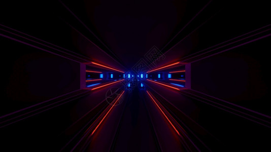 激光轻游戏主题4kuhd3d号走廊插图背景照亮墙未来区4k3d插图背景灯房间技术背景图片