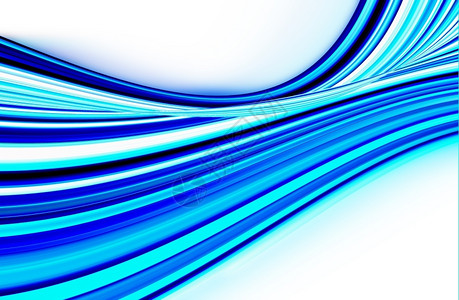 抽象的海浪形抽蓝色背景和数字波浪运动模糊图片
