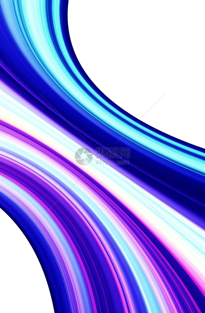 有创造力的海浪辉光抽象蓝色背景和数字波浪运动模糊图片