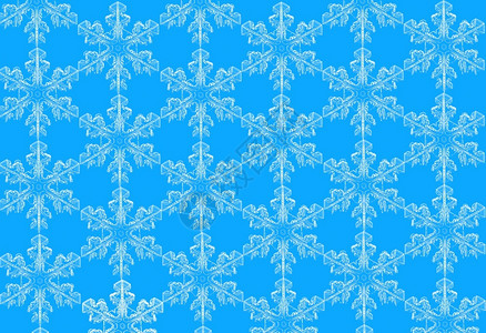 墙纸带有雪花的美丽圣诞蓝色背景带雪花装饰品辉光图片