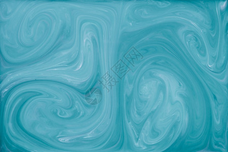 颜料蓝色液体悬浮涂料背景抽象的画图片