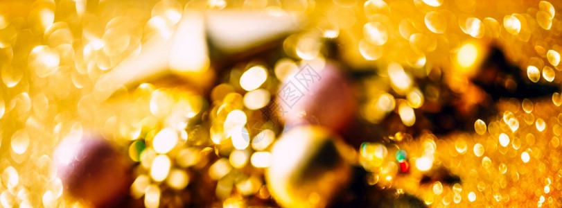 底妆节流光微圣诞新年或节定式平面最顶端观看Xmas节庆典金底的色装饰闪亮印有贺卡版面空间布局设计图片