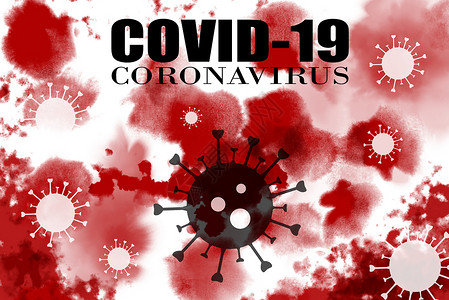 病理毒学流行Corona毒共vid19的血液背景背景图片