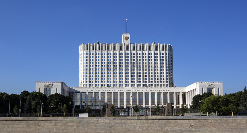 建造户外堤俄罗斯联邦大楼在莫斯科俄罗联邦大楼在莫斯科图片