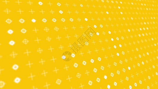 移动现代的干净黄色背景白圆圈和黄色背景的白圆圈和背景图片